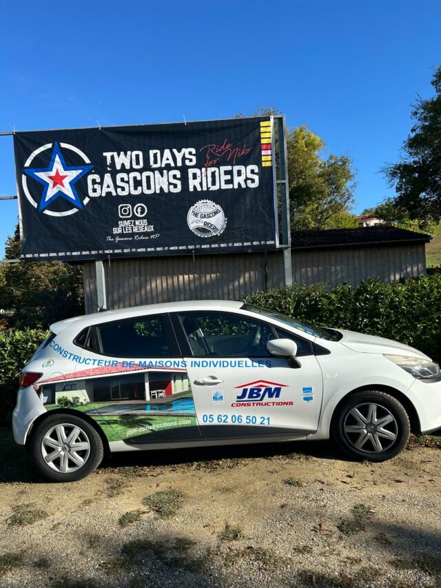 🚴 JBM Constructions, fier sponsor de la 4ème édition du Two Days Gascons Riders ! 🎉