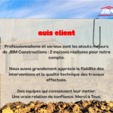 témoignage - AVIS client jbm constructions